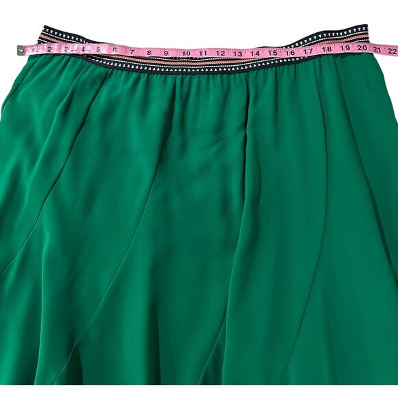 Anthropologie Vanessa Virginia Colmia Emerald Green Skirt - XL NWOT - Picture 9 of 10
